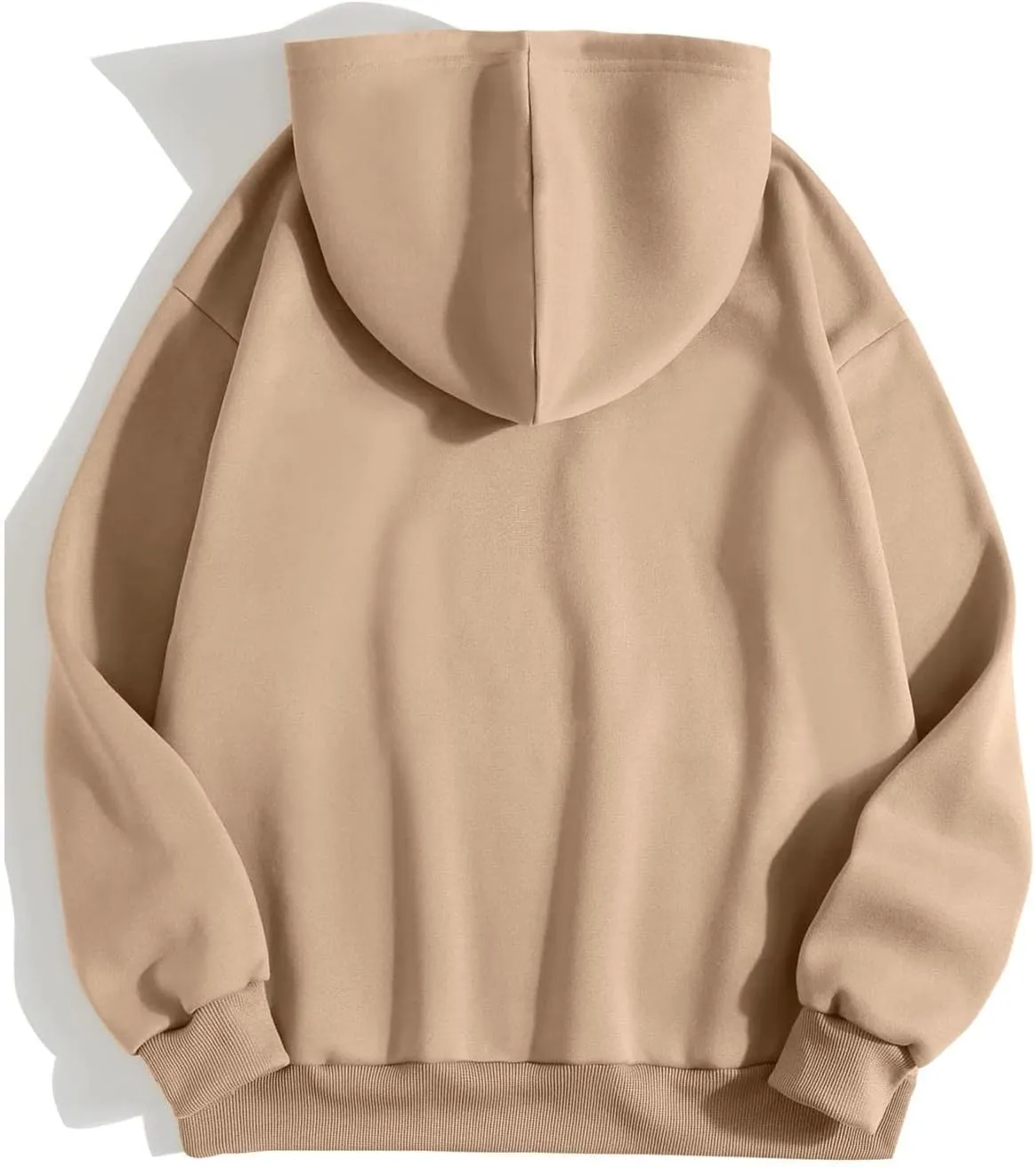 Women's Oversized Fleece Hoodies Basic Pullover Sweatshirt Fall Fashion 2024 Outfits Trendy Y2k Teens Preppy Clothes
