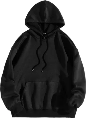 Women's Oversized Fleece Hoodies Basic Pullover Sweatshirt Fall Fashion 2024 Outfits Trendy Y2k Teens Preppy Clothes
