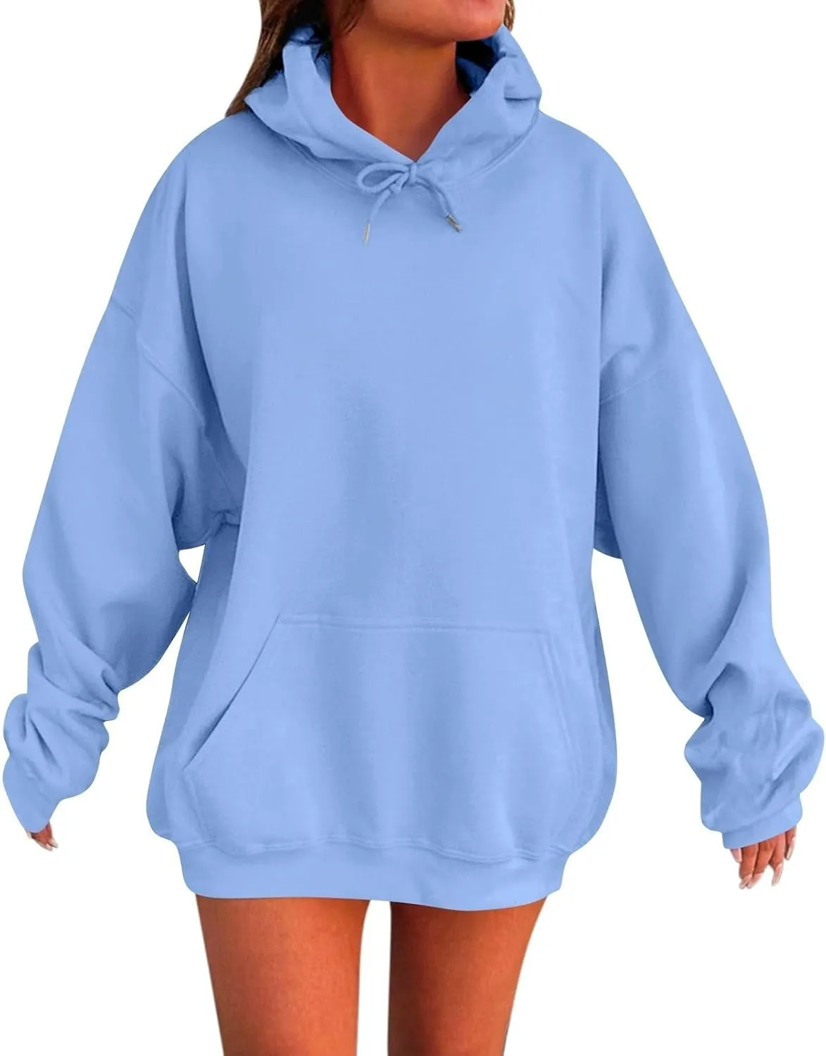 Womens Oversized Hoodies Winter Cotton Sweatshirts Pullover 2024 Fashion Tops Trendy Women Graphic Hoodies