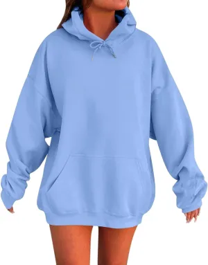 Womens Oversized Hoodies Winter Cotton Sweatshirts Pullover 2024 Fashion Tops Trendy Women Graphic Hoodies