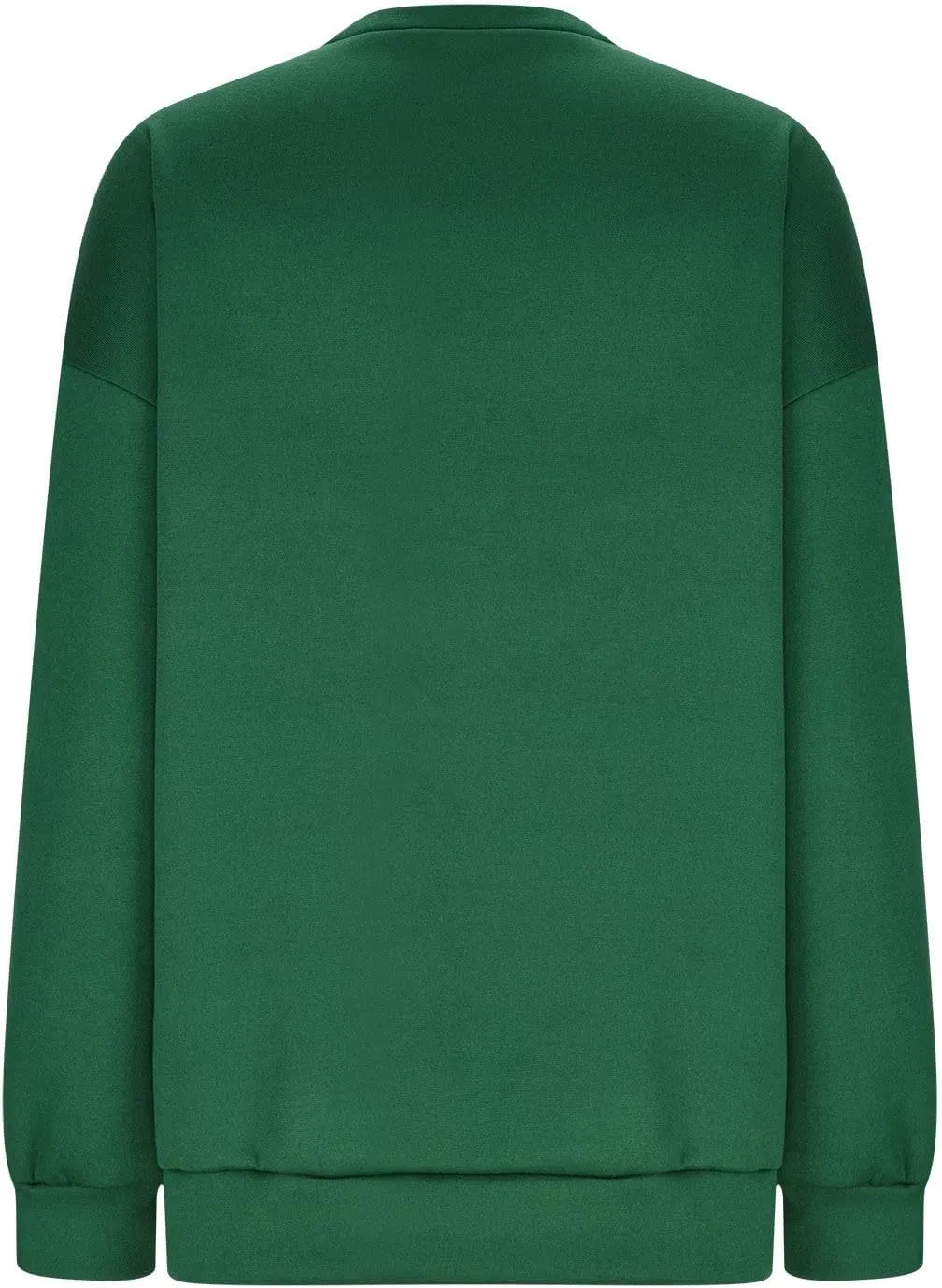 Women's Oversized Sweatshirts Solid Color Long Sleeve Crewneck Hoodies Side Slit Lightweight Pullovers Dailywear