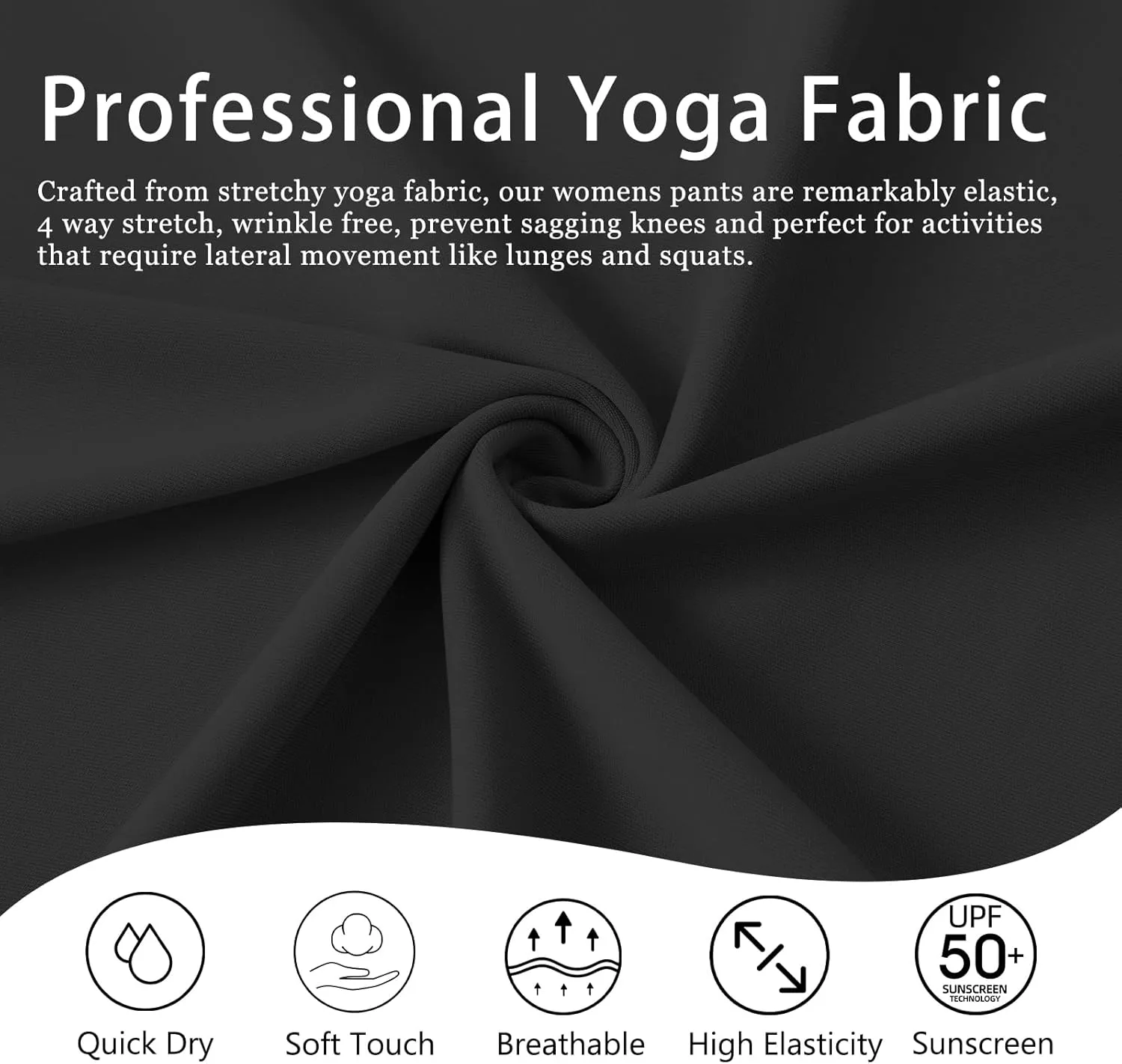 Womens Pants Straight Leg Sweatpants for Women Elastic Waist Work Pants Baggy Casual Drawstring Lounge Pants