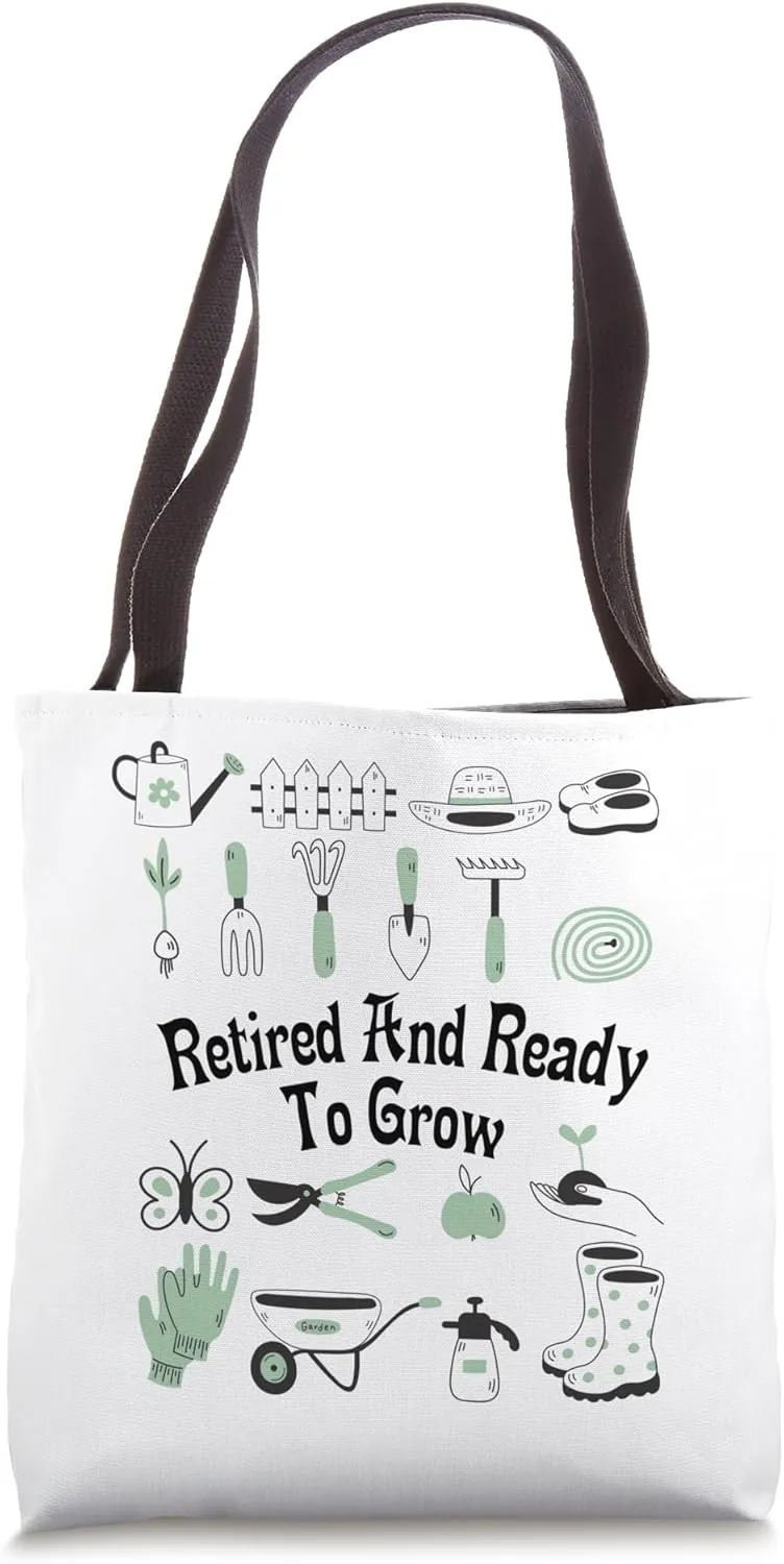 Women's Retirement Gardening Horticulture Plant Lover Tote Bag
