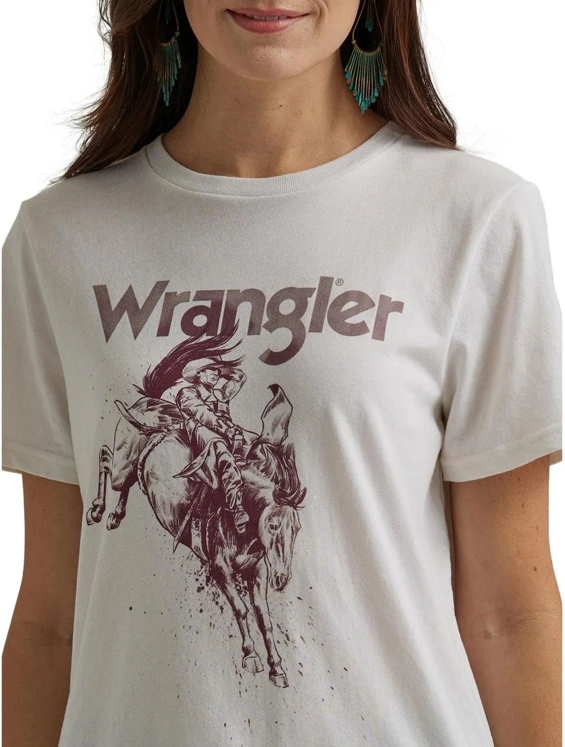 Wrangler Women's Western Retro Short-Sleeve Graphic T-Shirt
