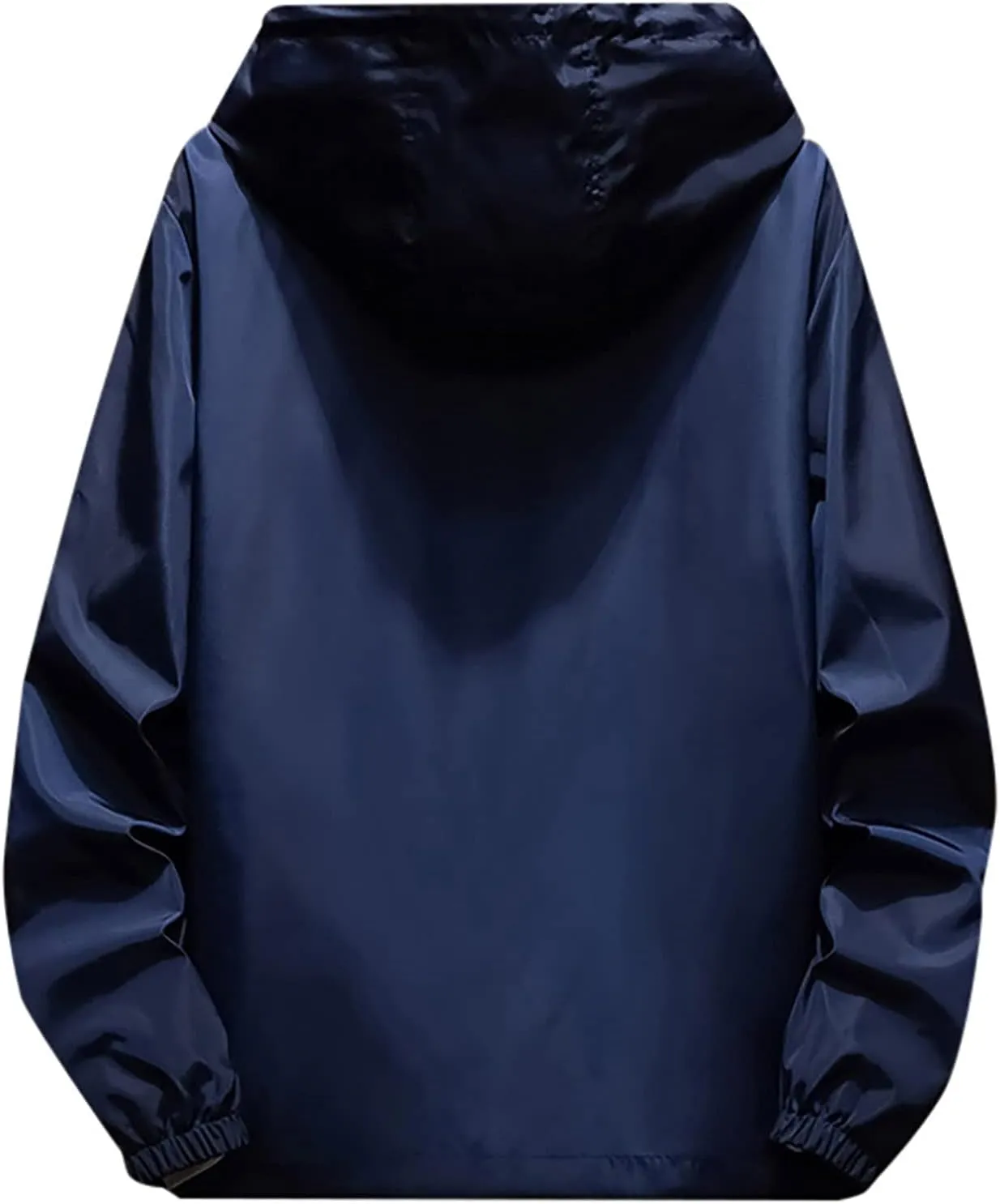 XIAXOGOOL Mens Rain Jackets Windproof Waterproof Lightweight Mountain Hiking Jacket Man Outdoor Hooded Windbreaker Raincoat