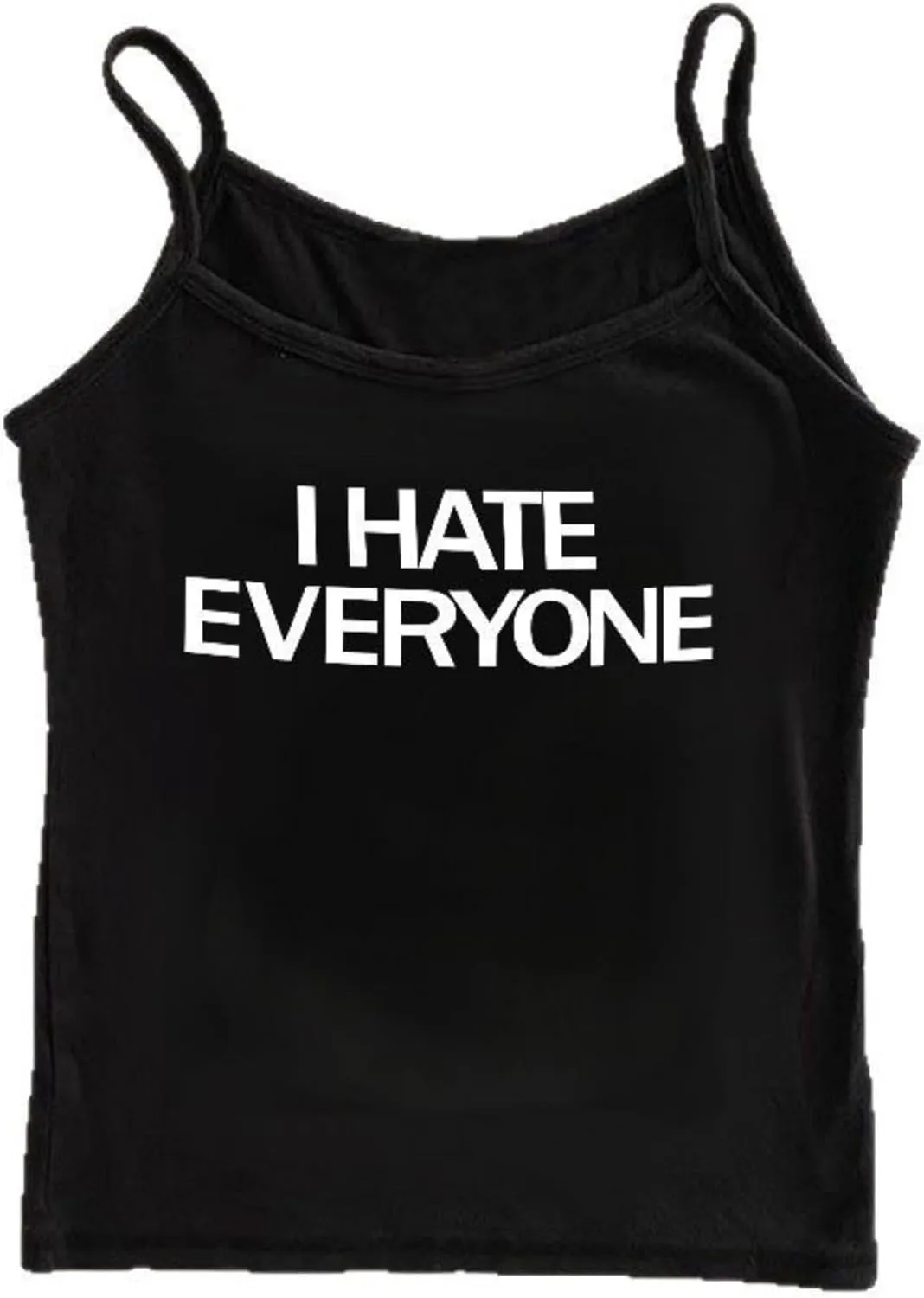 Y2k Camisole Grunge Emo Graphic Baby Tank Top Summer 2000s Vintage Coquette Spaghetti Strap Cute Crop Tops