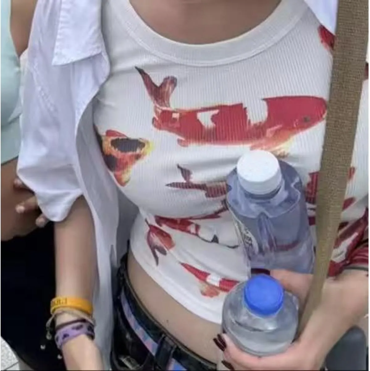 Y2k Camisole Grunge Emo Graphic Baby Tank Top Summer 2000s Vintage Coquette Spaghetti Strap Cute Crop Tops