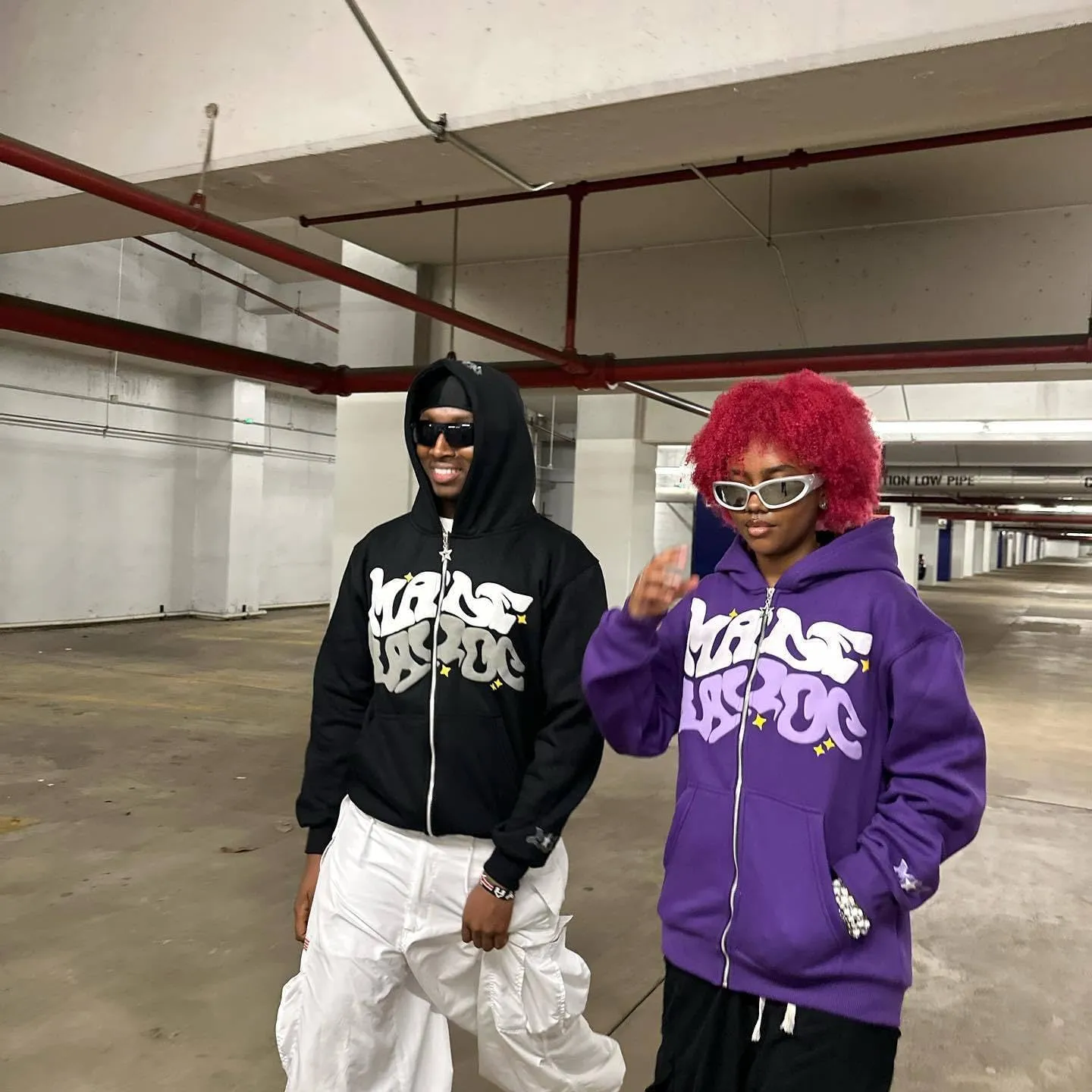 Y2k Hoodies Puff Print Hoodie Grunge Graphic Zip Up Hoodies Y2k Jacket Hip Hop Streetwear Aesthetic Sweatshirts