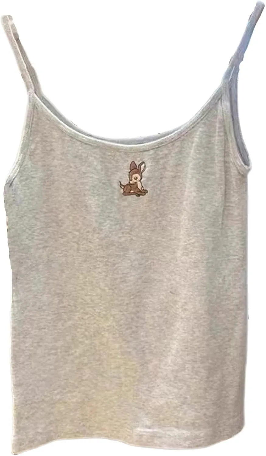 Y2k Tank Top Crop Coquette Cami Women Graphic Cute Camisole Summer Spaghetti Strap Bow Tops