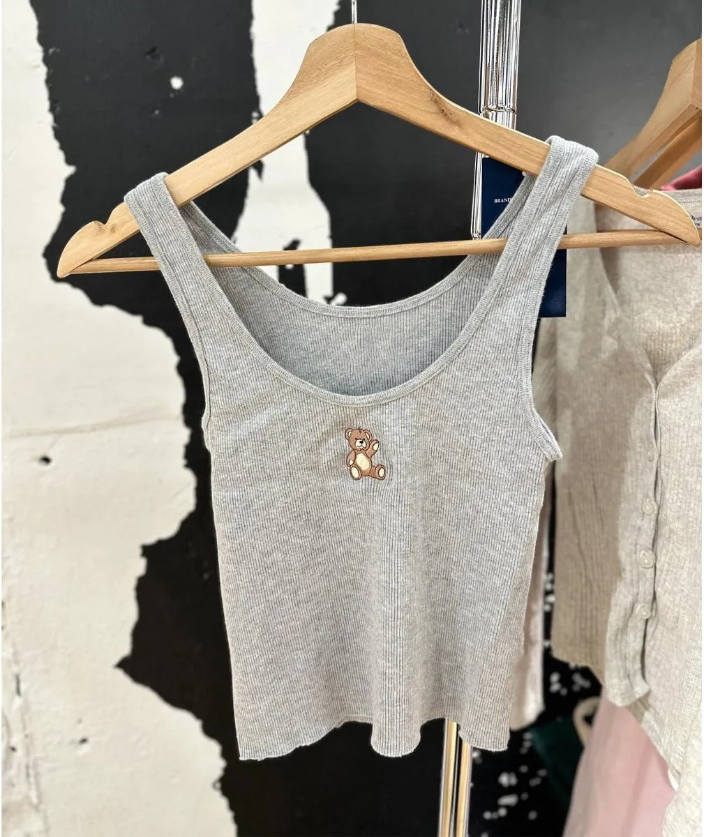 Y2k Tank Top Crop Coquette Cami Women Graphic Cute Camisole Summer Spaghetti Strap Bow Tops