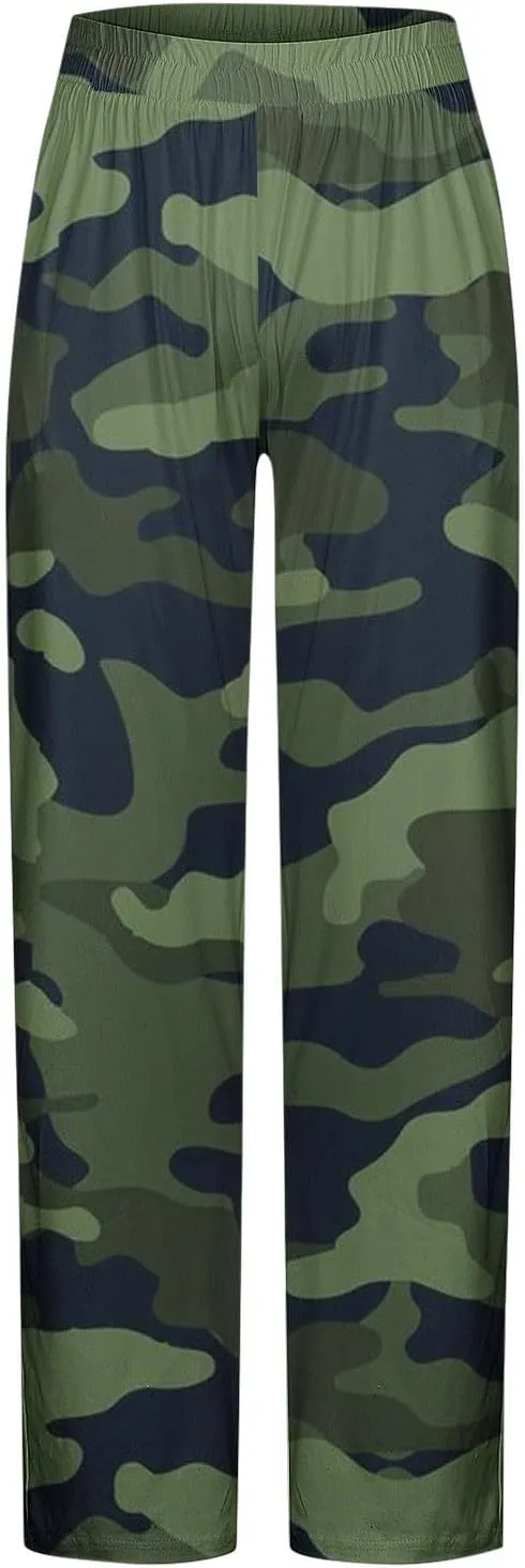 Zeiyignr Camo Lounge Pants for Men Lightweight Pjs Bottoms Soft Yoga Trousers Pajama Pants Sleepwear Bottom Pants with Pocket