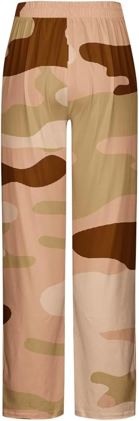 Zeiyignr Camo Lounge Pants for Men Lightweight Pjs Bottoms Soft Yoga Trousers Pajama Pants Sleepwear Bottom Pants with Pocket