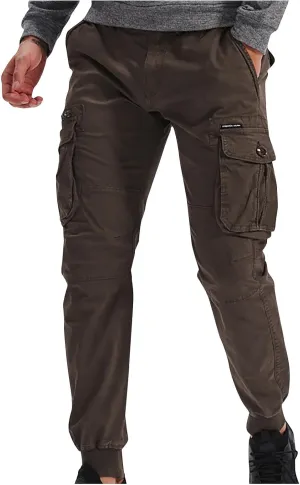 Zeiyignr Tactical Cargo Pants for Men Casual Work Hiking Sweatpants Joggers Outdoor Camping Fishing Trousers with Pockets