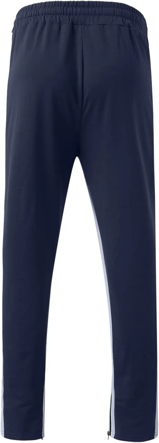 ZYXTIM Big and Tall Men Cargo Jogger Sweat Pants Slim-Fit Basic Active Casual Tapered Sweatpants with Pockets